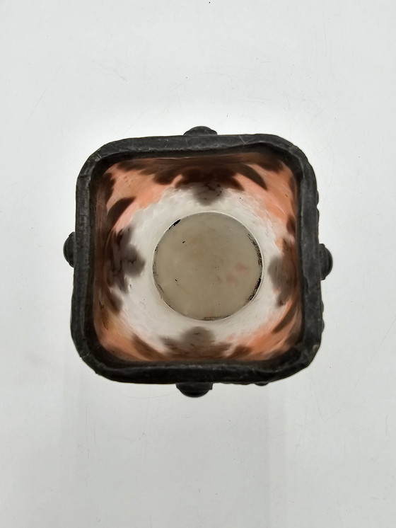 Image 1 of Art Nouveau Vaas Pate De Verre Tevan Margit