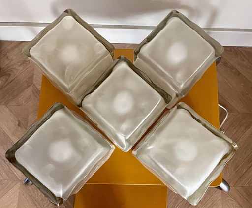 ❄️ IKEA IVIKEN “Ice Cube” Tafellamp – Vintage Jaren ’90 Design