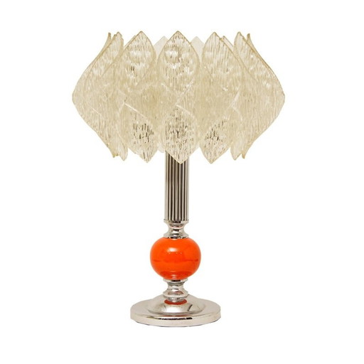 Mid-century duitse glazen lamp - 1960