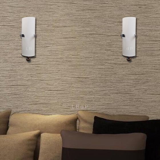 Image 1 of Paar vintage opaline wandlampen uit het ruimtetijdperk uit 1970