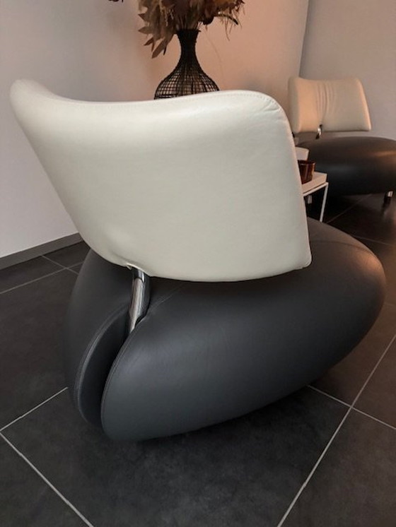 Image 1 of 2x Leolux Design Loungestoelen