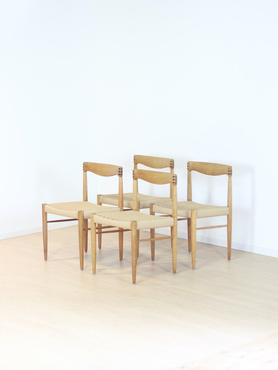 Image 1 of Set Van 4 Eetkamerstoelen H.W. Klein Bramin