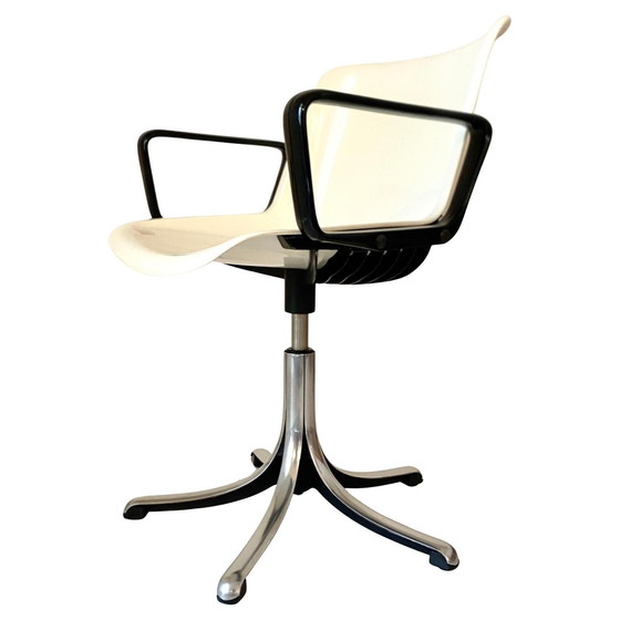 Image 1 of 3X Set van drie Modus bureaustoelen, Osvaldo Borsani voor Tecno, Italië 1960