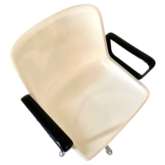 Image 1 of 3X Set van drie Modus bureaustoelen, Osvaldo Borsani voor Tecno, Italië 1960