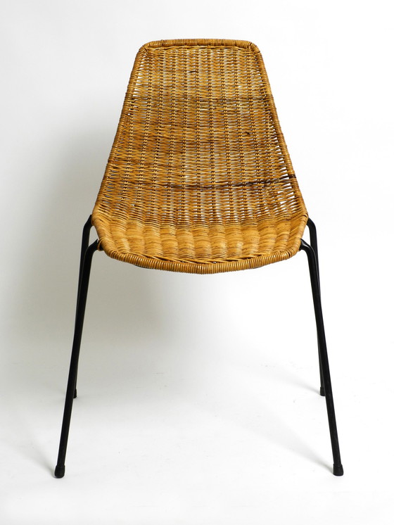 Image 1 of Originele Italiaanse Mid Century Modern Gian Franco Legler mandstoel