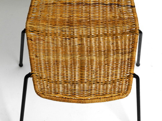 Image 1 of Originele Italiaanse Mid Century Modern Gian Franco Legler mandstoel