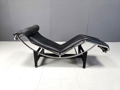 Vintage Le Corbusier LC4 chaise longue voor Cassina, 1970