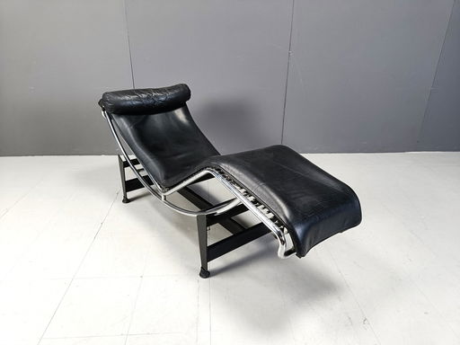 Vintage Le Corbusier LC4 chaise longue voor Cassina, 1970