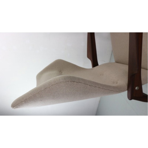 Image 1 of Paar vintage verstelbare teakhouten fauteuils van Ib Kofod Larsen, Denemarken 1954