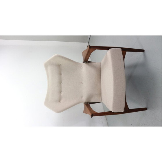 Image 1 of Paar vintage verstelbare teakhouten fauteuils van Ib Kofod Larsen, Denemarken 1954