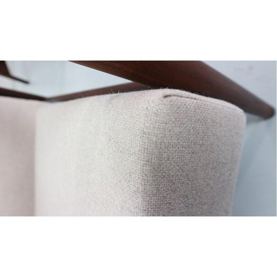 Image 1 of Paar vintage verstelbare teakhouten fauteuils van Ib Kofod Larsen, Denemarken 1954