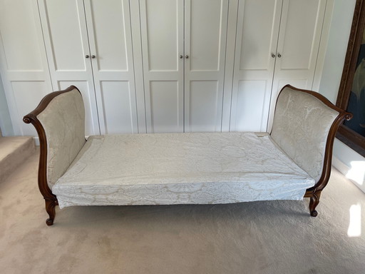 Notenhouten Bed Louis Xvi Stijl