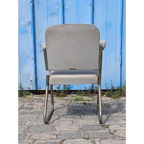 Image 1 of Vintage industriële fauteuil Ronéo van Pullman