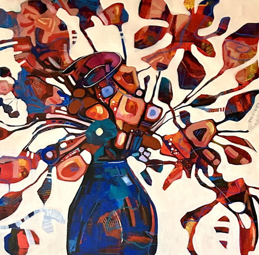 Elena Markova - Abstracte bloemen