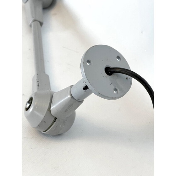 Image 1 of Paar vintage Aure metalen wandlampen voor Stilnovo, Italië 1960