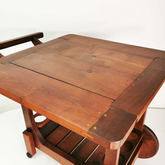 Image 1 of Vintage teakhouten tuinbar, Noorwegen 1990