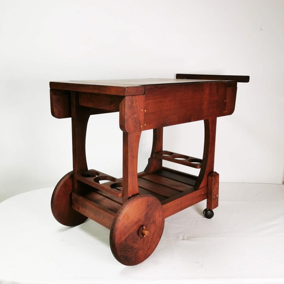 Image 1 of Vintage teakhouten tuinbar, Noorwegen 1990