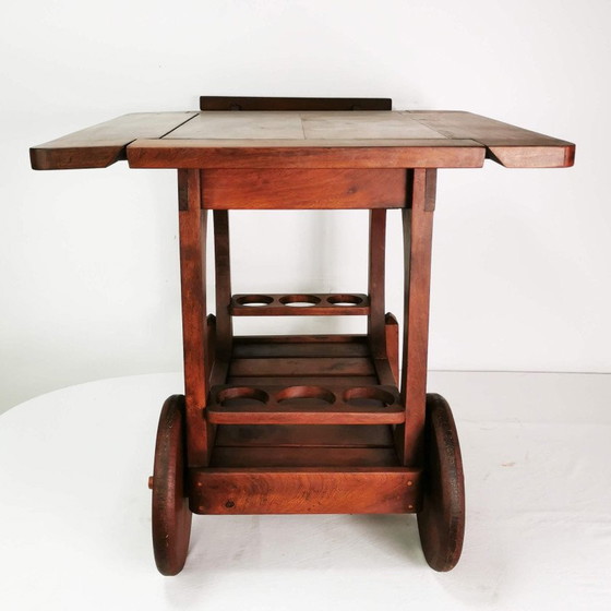 Image 1 of Vintage teakhouten tuinbar, Noorwegen 1990