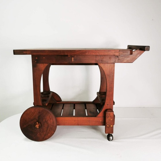 Image 1 of Vintage teakhouten tuinbar, Noorwegen 1990