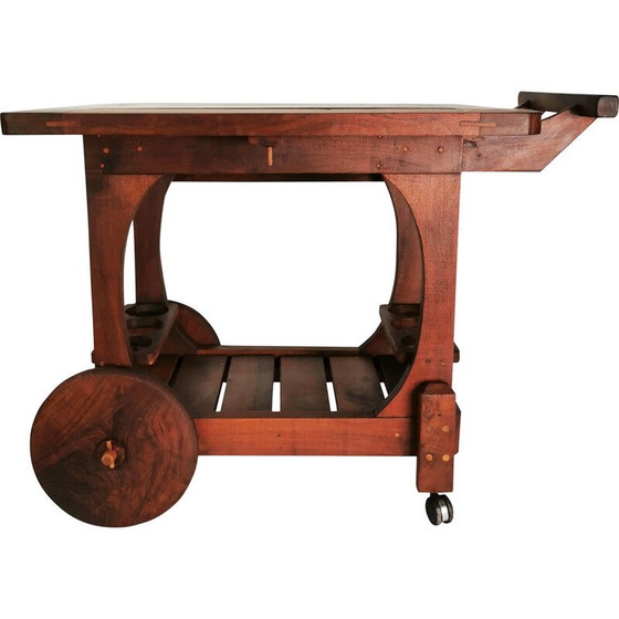 Image 1 of Vintage teakhouten tuinbar, Noorwegen 1990