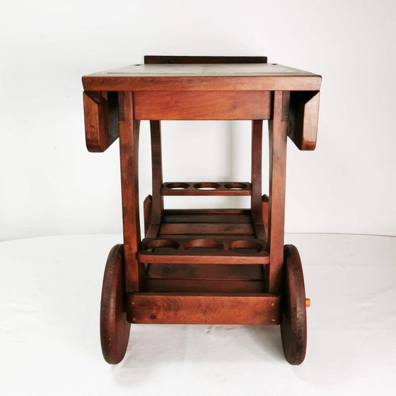 Image 1 of Vintage teakhouten tuinbar, Noorwegen 1990