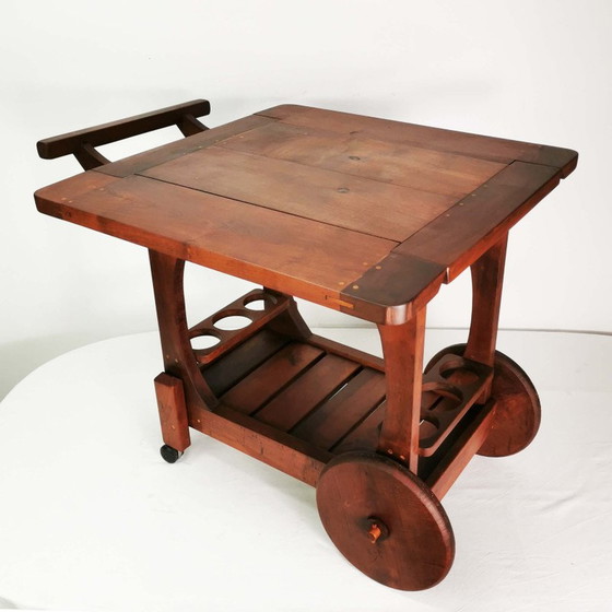 Image 1 of Vintage teakhouten tuinbar, Noorwegen 1990