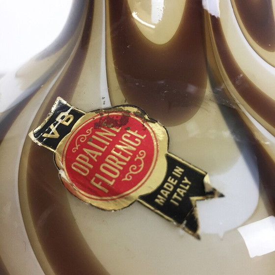 Image 1 of Vintage veelkleurige glazen vaas van Carlo Moretti voor Opaline Florence, Italië 1970