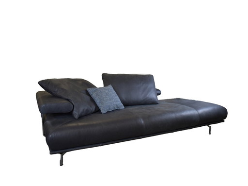 Lederen bank chaise longue relax bank