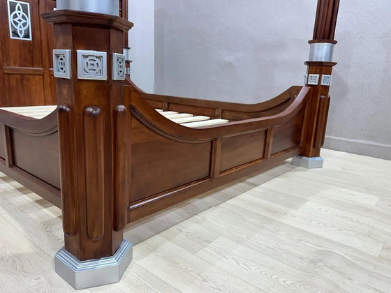 Image 1 of Marokkaans bedframe, handgemaakt Berberbed. Gemaakt van 100% hoogwaardig cederhout