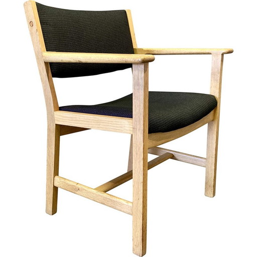 Scandinavische vintage gestempelde fauteuil van Hans Wegner, 1960