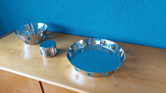 Image 1 of Alessi Girotondo Schaal, Fruitschaal & Parmezaanse Kaas Blik