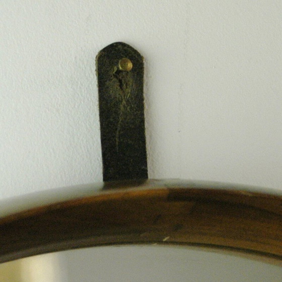 Image 1 of Deense Moderne Ronde Wandspiegel - 1960