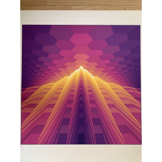 Image 1 of Vintage litho door Yvaral, 1978