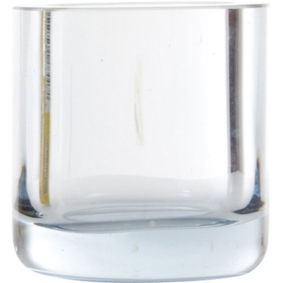 Image 1 of Scandinavische vintage blauwe glazen vaas van Per Lutken voor Homelgaard, 1960