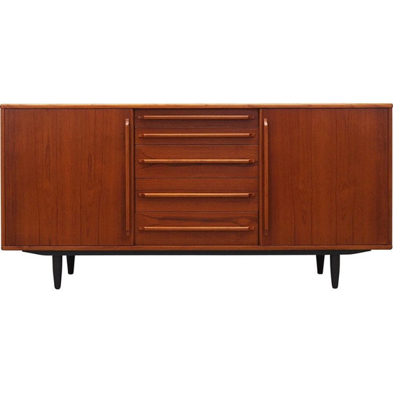 Image 1 of Vintage teakhouten dressoir, Denemarken 1970