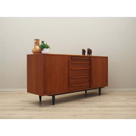 Image 1 of Vintage teakhouten dressoir, Denemarken 1970