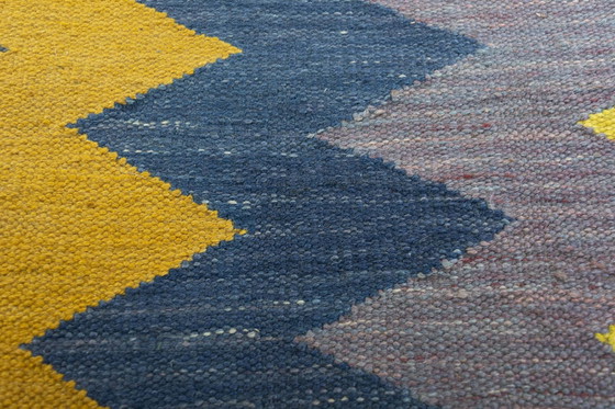 Image 1 of Handgeweven design kelim Fars - 98 X 95 cm (Nieuw)