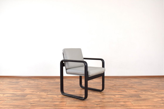 Image 1 of Mid Century Leren Lounge Stoelen Door Burkhard Vogtherr Voor Rosenthal, 1970S, Set Van 2