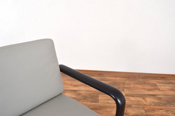 Image 1 of Mid Century Leren Lounge Stoelen Door Burkhard Vogtherr Voor Rosenthal, 1970S, Set Van 2