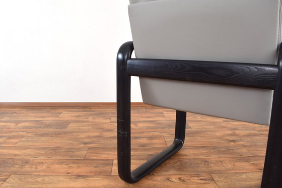 Image 1 of Mid Century Leren Lounge Stoelen Door Burkhard Vogtherr Voor Rosenthal, 1970S, Set Van 2