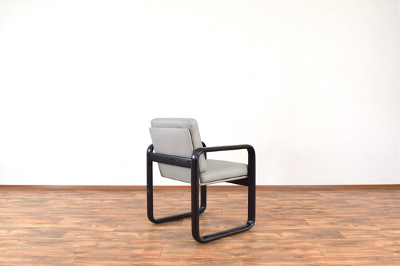 Image 1 of Mid Century Leren Lounge Stoelen Door Burkhard Vogtherr Voor Rosenthal, 1970S, Set Van 2