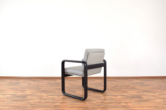 Image 1 of Mid Century Leren Lounge Stoelen Door Burkhard Vogtherr Voor Rosenthal, 1970S, Set Van 2