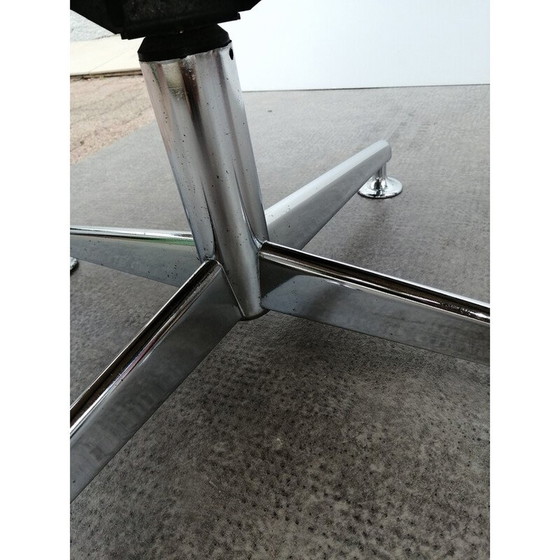 Image 1 of Vintage fauteuil in metaal en stof van Ligne Roset, Frankrijk 1970