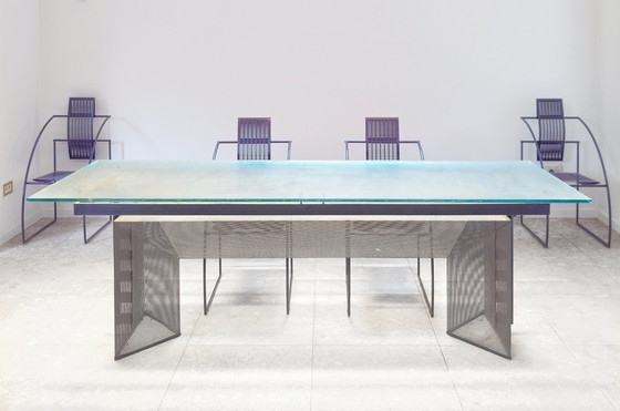 Image 1 of Tesi Tafel En 6 Quinta Stoelen Mario Botta Alias1987