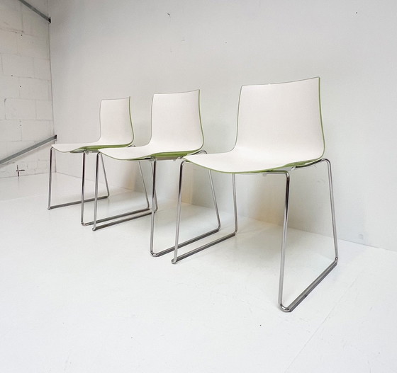 Image 1 of Set van 4 Katifa stoelen van Arper, na 2000