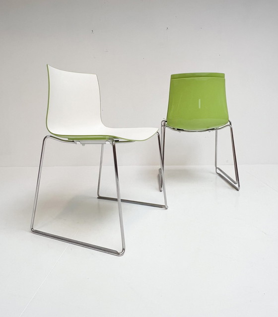 Image 1 of Set van 4 Katifa stoelen van Arper, na 2000