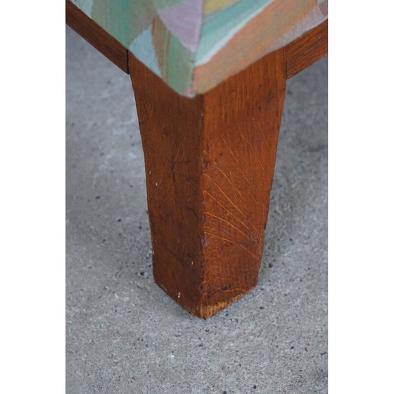 Image 1 of Vintage Art Deco Deens daybed in stof van Cabinetmaker, jaren 1940