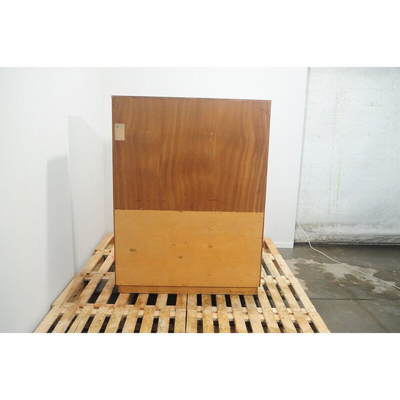 Image 1 of Vintage notenhouten boekenkast voor Setona, Tsjecho-Slowakije 1950