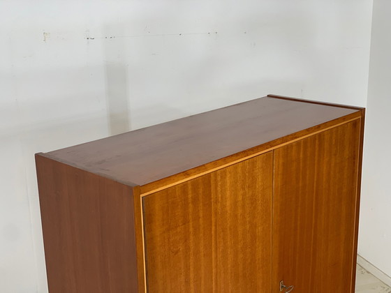 Image 1 of Mid Century kledingkast highboard linnenkast vintage