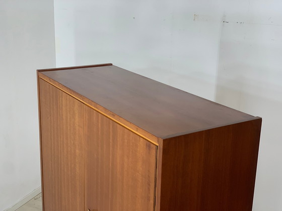 Image 1 of Mid Century kledingkast highboard linnenkast vintage